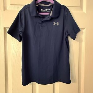 Under Armour Kids Dark Blue Polo